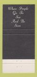 Matchbook Cover - Le Bistro Cafe Disco Nepentha 30 Strike