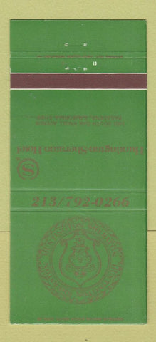 Matchbook Cover - Sheraton Hotel Pasadena CA Huntington 30 Strike