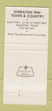 Matchbook Cover - Kaleidoscope Sheraton Inn Houston TX 30 Strike