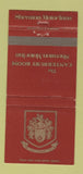 Matchbook Cover - Sheraton Motor Inns Canterbury Pittsburgh PA WEAR 30 Strike