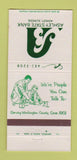 Matchbook Cover - Ashley State Bank Ashley IL 30 Strike