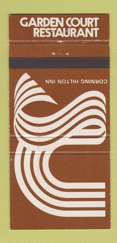 Matchbook Cover - Corning Hilton Inn NY 30 Strike