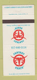 Matchbook Cover - Fantasy Ranch Arlington TX 30 Strike