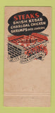 Matchbook Cover - George Diamond Steaks Chicago IL Milwaukee WI 30 Strike