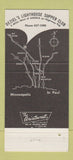 Matchbook Cover - Zeziel's Lighthosue Supper Club Anoka MN 30 Strike