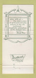 Matchbook Cover - Fontaine's Dickens Wrentham MA 30 Strike