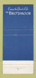 Matchbook Cover - Broadmoor Hotel Colorado Springs 30 Strike