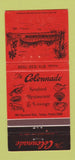 Matchbook Cover - The Colonnade Restaurant Tampa FL WEAR 30 Strike