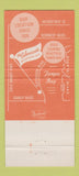 Matchbook Cover - The Colonnade Restaurant Tampa FL WEAR 30 Strike