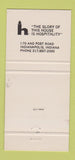 Matchbook Cover - LeGriffon Indianapolis IN 30 Strike