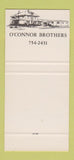 Matchbook Cover - O'Connor Brothers Worcester MA SAMPLE 30 Strike