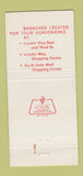 Matchbook Cover - Chambersburg Trust Company PA 1976 30 Strike