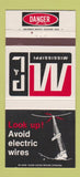 Matchbook Cover - Mississippi Power and Light  30 Strike