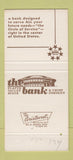Matchbook Cover - The Bank and Trust Platte Valley State 30 Strike