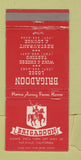 Matchbook Cover - Brigadoon Lodge Vacaville CA 30 Strike