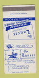Matchbook Cover - The Lancer Restaurant Cleveland OH WEAR 30 Strike