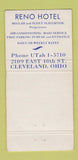 Matchbook Cover - The Lancer Restaurant Cleveland OH WEAR 30 Strike