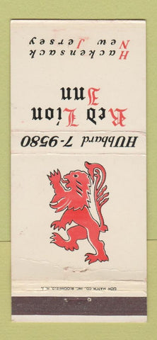Matchbook Cover - Red Lion Inn Hackensack NJ 30 Strike