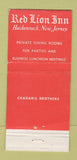 Matchbook Cover - Red Lion Inn Hackensack NJ 30 Strike