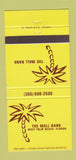 Matchbook Cover - The Mall Bank West Palm Beach FL 30 Strike