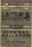 Matchbook Cover - Club Ray Ballroom Chicago IL? WEAR 40 Strike
