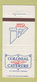 Matchbook Cover - Colonial Caterers 30 Strike