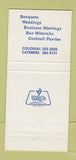 Matchbook Cover - Colonial Caterers 30 Strike