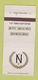 Matchbook Cover - Northmoor Country Club Hightland Park IL 30 Strike