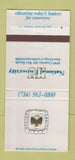 Matchbook Cover - National University San Diego CA 30 Strike