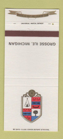Matchbook Cover - Grosse Ile Golf Country Club MI 30 Strike
