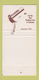 Matchbook Cover - Affiliated Greeley National Bank Colorado 30 Strike
