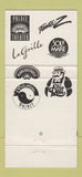 Matchbook Cover - Carnival's Chrystal Palace Casino Nassau Bahamas 30 Strike