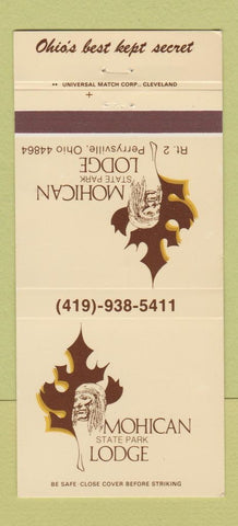 Matchbook Cover - Mohican State Park Lodge Perrysville OH 30 Strike