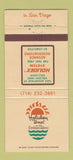 Matchbook Cover - Holiday Inn San Diego CA Embarcadero  30 Strike
