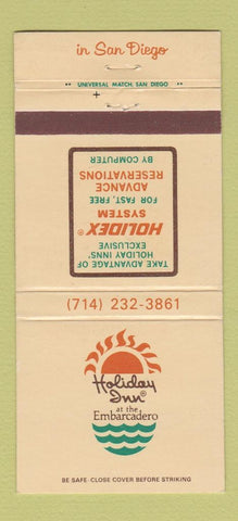 Matchbook Cover - Holiday Inn San Diego CA Embarcadero  30 Strike
