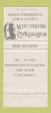Matchbook Cover - Gigliello's Ristorante Rocky Hill CT GOLD 30 Strike