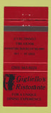 Matchbook Cover - Gigliello's Ristorante Rocky Hill CT RED WEAR 30 Strike