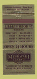 Matchbook Cover - Meskwaki Casino Tama IA WEAR 30 Strike