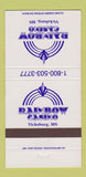 Matchbook Cover - Rainbow Casino Vicksburg MS 30 Strike