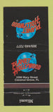 Matchbook Cover - Planet Hollywood Coconut Grove FL Miami 30 Strike