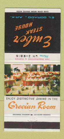 Matchbook Cover - Ember Steak House El Dorado AR WEAR 30 Strike