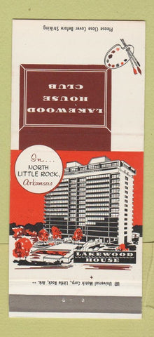 Matchbook Cover - Lakewood House Club North Little Rock AR 30 Strike