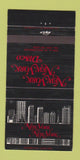 Matchbook Cover - New York New York Disco Quebec QC 30 Strike