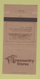 Matchbook Cover - Lowcountry Stores Murrells Inlet SC 30 Strike