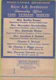 Matchbook Cover - Wilkes Barre PA City 1957 Abraham Lincoln 40 Strike