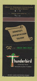 Matchbook Cover - Thunderbird Motel Restaurant Treasure Island FL 30 Strike