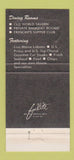 Matchbook Cover - French Tavern Restaurant Huntington WV 30 Strike