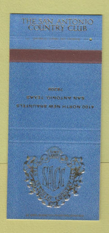 Matchbook Cover - San Antonio Country Club TX 30 Strike