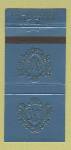 Matchbook Cover - San Antonio Country Club TX 30 Strike