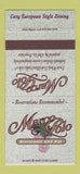 Matchbook Cover - Marco Polo Ristorante Bar Elkins Park PA 30 Strike